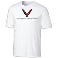 C8 Corvette Performance T-Shirt - White UPF 50+