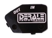 Derale Blockoff Oil Filter Adapter - GM LS-Series - Dual 1/8 in NPT Female Ports