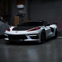 EOS C8 Corvette GT Style Amber LED DRL Module Set - Red