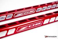 2020-27 C8 Corvette All Models Billet Strut Tower Support Bars, Red