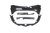 2020-27 C8 Corvette All Models CCS Carbon Fiber Frunk Surround, 4pc kit