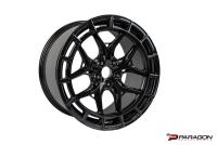 2020-27 C8 Corvette Stingray Vossen HFX1 20x9 + 35 and 21x12 + 52, Gloss Black