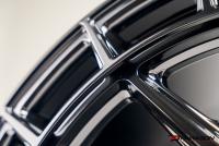 2020-27 C8 Corvette Stingray Vossen HFX1 20x9 + 35 and 21x12 + 52, Gloss Black