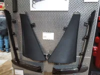 C8 Corvette 2020 + GM OEM Accessory, C8 Front Splash Guards in Black material