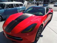 C7 Corvette Stingray, Amber Headlight Lens Protective Film for Racing