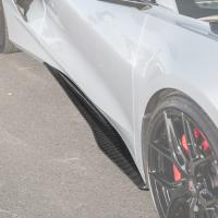 EOS C8 Corvette Z06 Conversion Side Skirts - Carbon Fiber, C8 Corvette Stingray