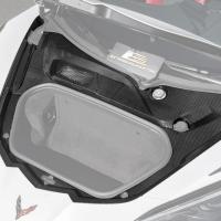 EOS C8 Corvette Dry Carbon Fiber Front Trunk Trim Cover Kit - Full Cover Kit