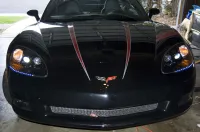 Audi Style LED Headlight Trim Lighting Strips for C6 Corvette