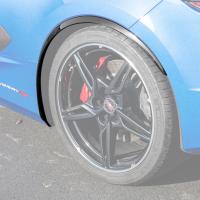 EOS C8 Corvette Stingray Dry Carbon Fiber Side Wheel Fender - Carbon Flash, Rear