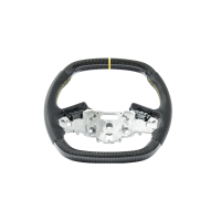 EOS C8 Corvette Carbon Fiber Steering Wheel Black - W / O - ST-C8-20UP-017