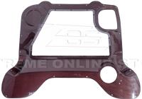 20-26+ C8 Corvette Red Carbon Fiber & Transparent Engine Compartment Lid (Conver