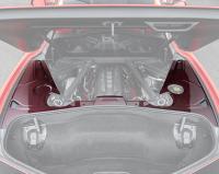 20-26+ C8 Corvette Red Carbon Fiber 3-Piece Appearance Panel Kit (Coupe) - EOS