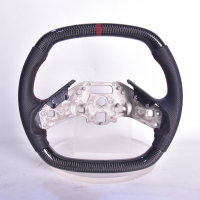 EOS C8 Corvette Carbon Fiber Steering Wheel Black Perforated - ST-C8-20UP-030