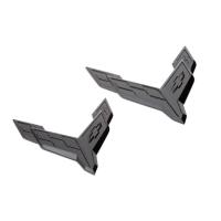 Corvette C8 Z06 Dark Stealth Crossed Flags Emblems in Carbon Flash Metallic (for Coupe Model)