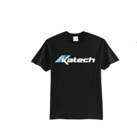 Katech Logo Black T-Shirt "More Passion. More Power"