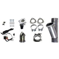 Granatelli Electronic Exhaust Cutout Kit - Mild Steel Slip-Fit - 303522