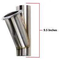 Granatelli Dual Elec Exhaust Cutout Kit 307522D - SS Weld-In - 2.25" - 307522D