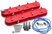 Granatelli LS Tall Valve Cover Red Wrinkle Finish - 640363