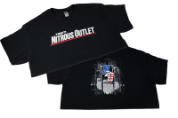 Nitrous Outlet Made in America T-Shirt - Black/Small, 00-90007-S