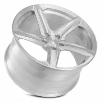 20-25+ C8 Corvette F023 20x9" & 21x12" Forged Wheels Front & RearBrushed Clear ,