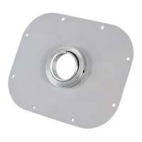 FLAMING RIVER Steering Column Bracket, 2 in Diameter Tube, Swivel, Floor Mountin