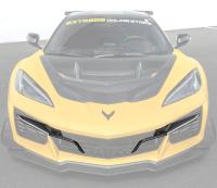 23-26+ C8 Corvette Z06/E-Ray Grille Inserts W/ LED Sequential DRL's (Carbon Fibe