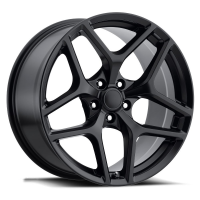 20x10 Front/Rear +23 - Z28 Camaro Reproduction Wheels - Satin Black