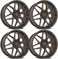 20-25+ C8 Corvette FS01 19x8.5" & 20x11" Wheels Front & RearMatte Bronze , MRR