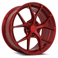 20-25+ C8 Corvette FS06 19x8.5" & 20x11" Wheels Front & RearCandy Red, MRR