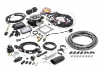 Fuel Injection, EZ-EFI, Master, Throttle Body, Square Bore, 74 lb/hr Injectors, 1150 CFM, In-Line Pump System, Universal, Kit