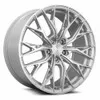 20-25+ C8 Corvette GF5 19x8.5" & 20x11" Wheels Front & RearSilver Machine Face ,