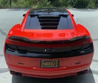 2010-15 Camaro 5Th Gen Tekno 1 Rear Window Louvers/Valance, UNRIPENED GRN G7J