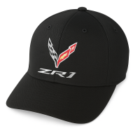 C8 Corvette ZR1 Crossed Flags Flexfit Cap ACS Composite