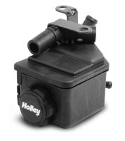 Holley Remote Mount Power Steering Reservoir - Holley LS Bracket Kits - Black