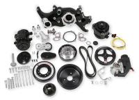 Holley 6-Rib Serpentine Pulley Kit - GM LS-Series - Cast Aluminum