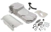 Holley Rear Sump Engine Oil Pan - GM GenV LT-Series - Aluminum