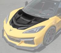 20-26+ C8 Corvette ZR1 Style Carbon Fiber Hood (Top Side Carbon Fiber Only) - EO