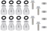 Ict Billet Aluminum Fuel Injector Spacer - GM LS-Series - Set of 8