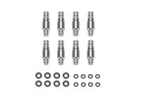 Ict Billet Aluminum Mock Fuel Injector - GM LS-Series - Set of 8