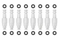 Ict Billet Aluminum Mock Fuel Injector - GM LS-Series - Set of 8