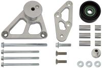 Ict Billet Serpentine Idler Pulley and Bracket - GM LS-Series - Aluminum