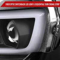 Chevrolet Camaro 14-15 Chevy Camaro Led Lt Bar Proj H.L Full Black Housing Clear Lens
