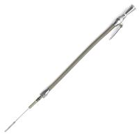 LOKAR Braided Stainless Housing Engine Oil Dipstick - GM LS-Series - Aluminum
