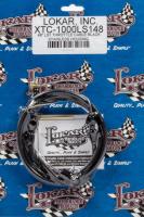 LOKAR Braided Stainless Throttle Cable - GM LS-Series - Black