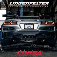 LPE CORSA Chevrolet C8 Corvette Z06 3.0” Valved Cat-Back NPP Muffler Exhaust