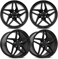 20-25+ C8 Corvette M755 19x8.5" & 20x11" Wheels Front & RearGloss Black , MRR