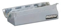 MOROSO Engine Oil Pan, Street/Strip, Full Sump, 7 qt, 7-3/4" Deep, Drag Race/Extreme Performance, Steel, Zinc Oxide,