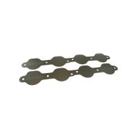 Moroso 1-Piece Exhaust Port Blockoff - GM LS-Series - Pair - Aluminum