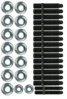 Moroso Serrated Face Nuts Oil Pan Stud - GM LS-Series - Steel