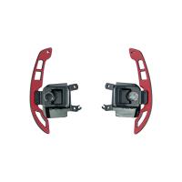 EOS C8 Corvette Carbon Fiber Steering Wheel Magnetic Paddle - Red Carbon Fiber